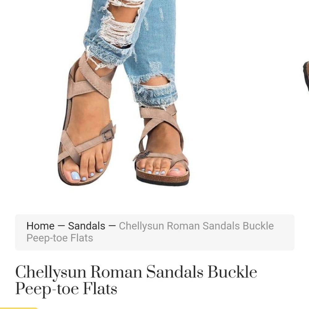 Nude sandals